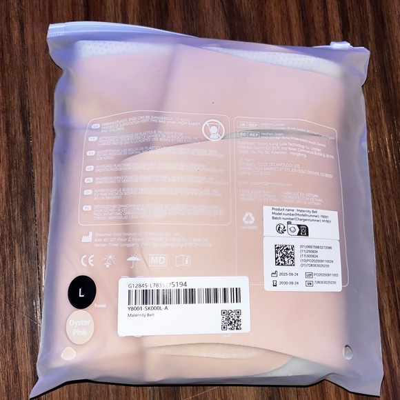 MomCozy Pregnancy Belly Band Pink L - Picture 11 of 12